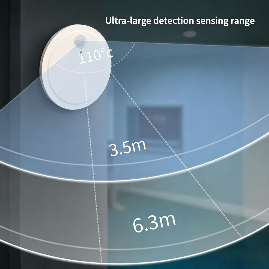Tuya Smart Human Presence Sensor, 6.3m mmWave Radar & PIR Motion Detector with Light Sensor, 9-Gear Adjustable for Home Automation