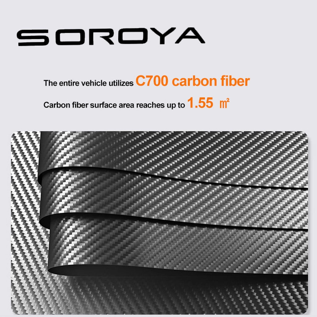 SOROYA Foldable Electric Wheelchair for Seniors – Lightweight Portable Mobility Scooter with 20Ah Lithium Battery, Long Range, Dual Motor, Travel-Friendly