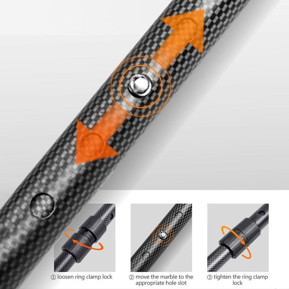 Printed Folding Cane for Seniors Men Women – Lightweight Adjustable Carbon Fiber Walking Stick for Travel & Daily Use