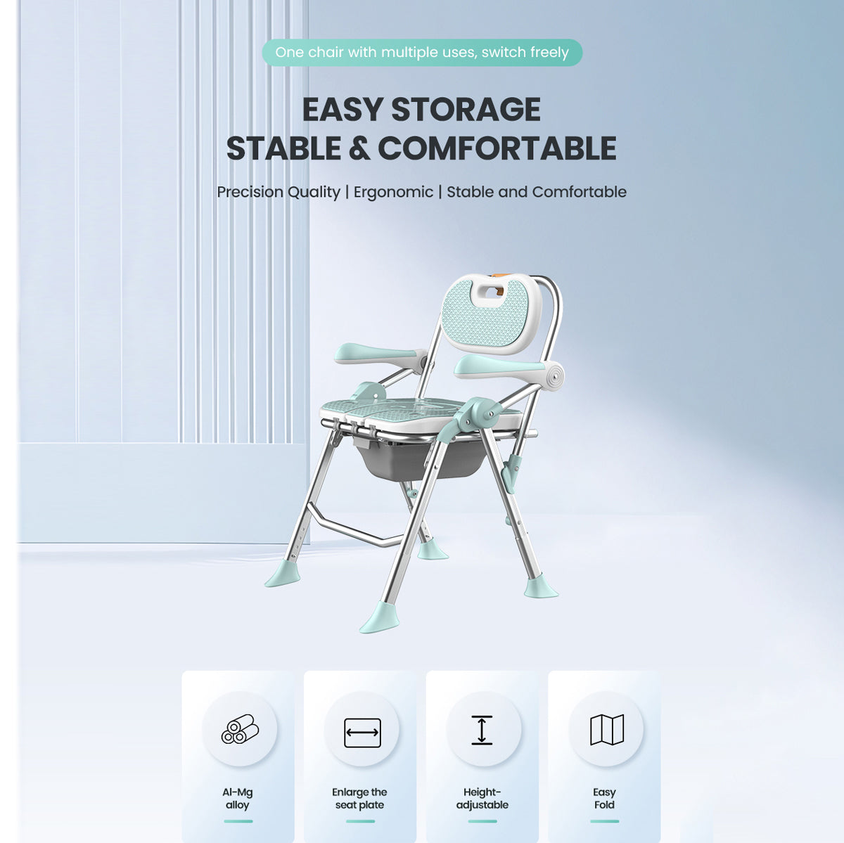 SOROYA Minimalist Home Edition Shower Seat – Professional Safety Wrapped in Elegant Home Design